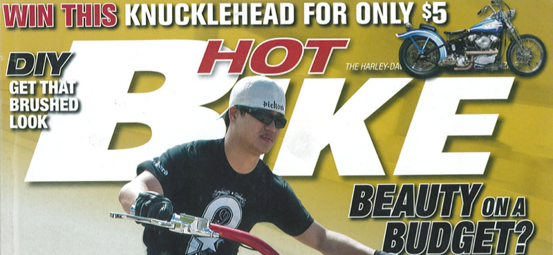 Featured in Hot Bike Magazine
