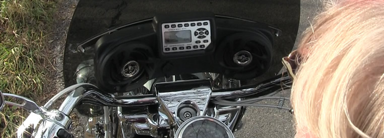 Motorcycle Radio Installation Video on Road King